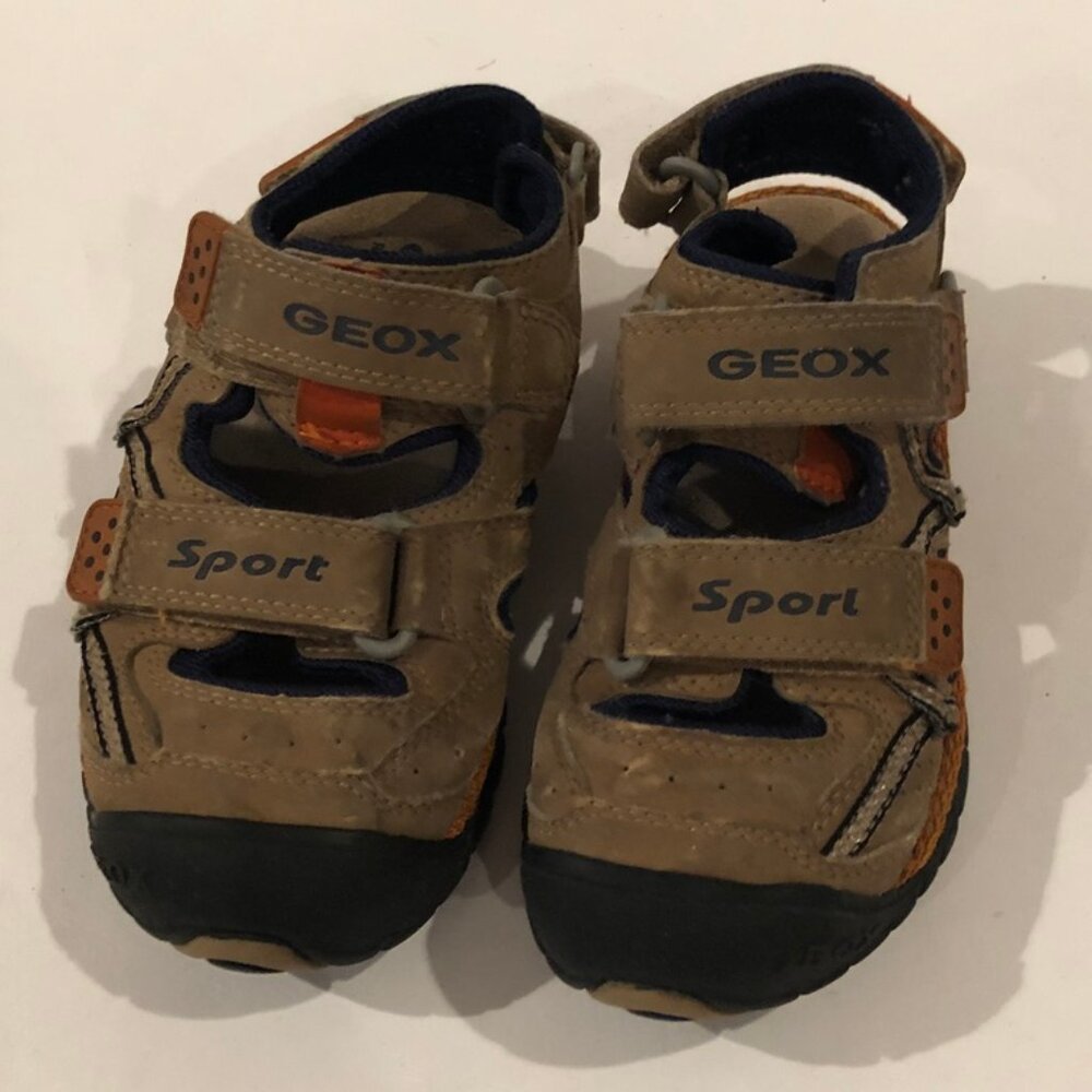 Little Boys Size 13 - GEOX Velcro Sandals - Gently Used